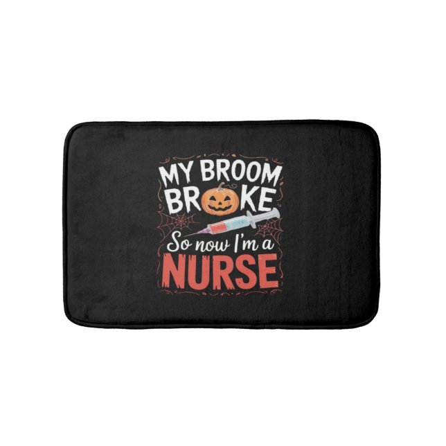 Tapis De Bain Infirmière Funny Halloween Infirmière essentielle  (Devant)