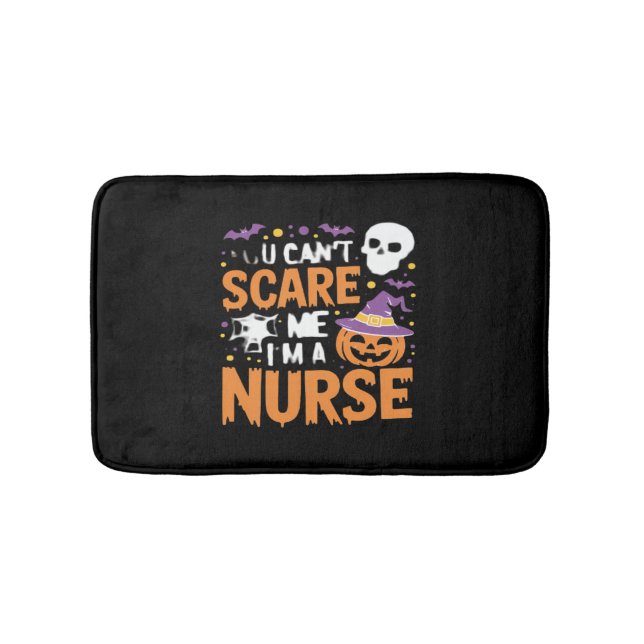 Tapis De Bain Infirmière Halloween sorcière drôle Nourriture ess (Devant)