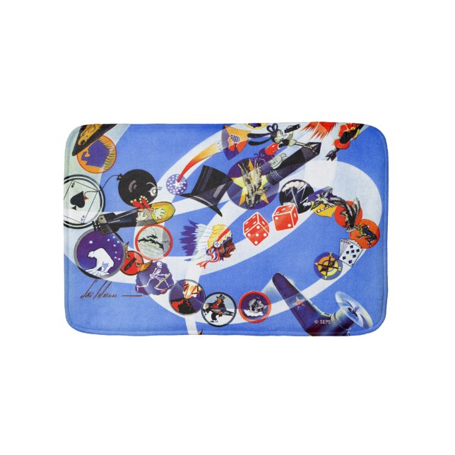 Tapis De Bain Insigne de l'escadron (Devant)