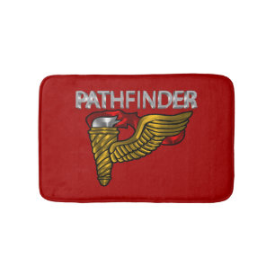 Tapis De Bain Insigne de Pathfinder avec « Texte de Pathfinder »