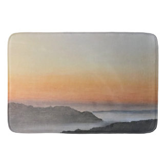 Tapis de bain inspirant | Lever de soleil tempête