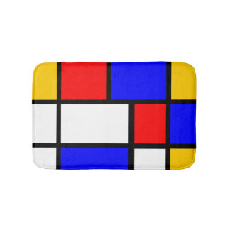 Tapis De Bain Inspiration Mondrian