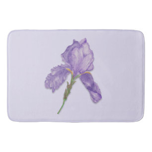 Tapis De Bain Iris, iris pourpre barbu