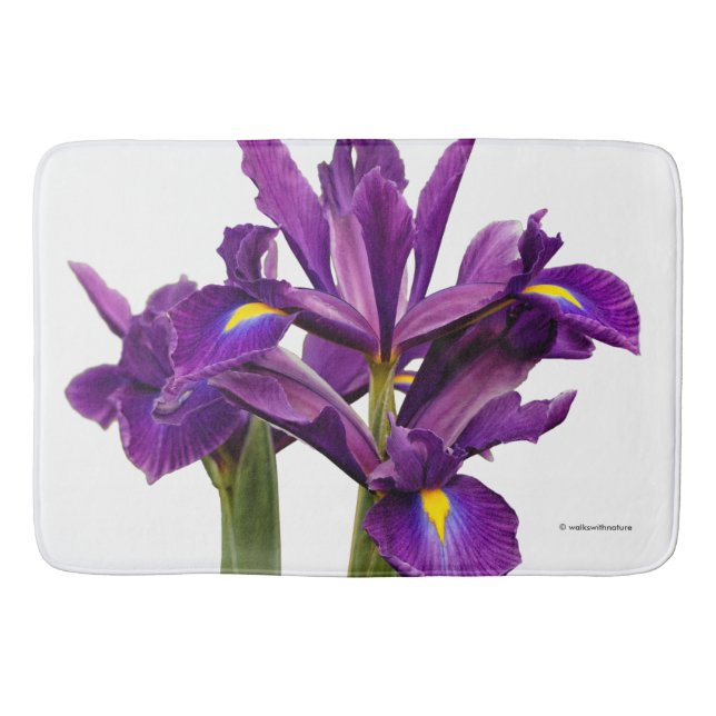 Tapis De Bain Iris Purple Sensation Néerlandaise (Devant)