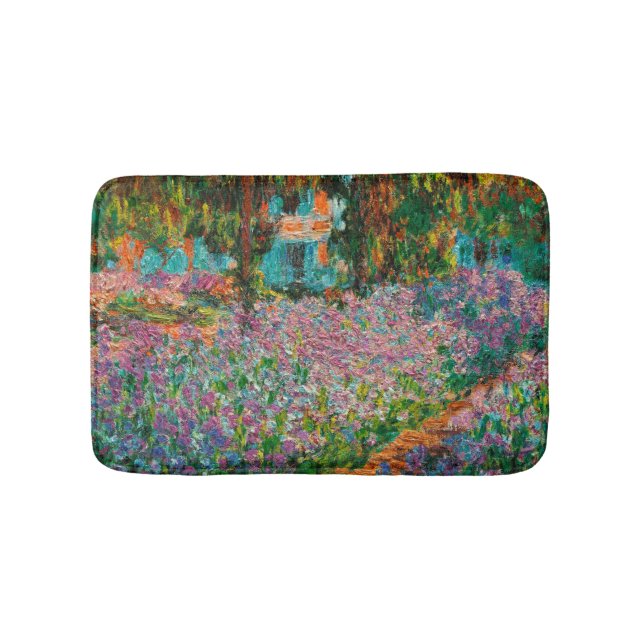 Tapis De Bain Irises Monet Garden Fleurs Giverny (Devant)