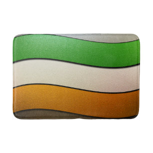 Tapis De Bain Irlande Drapeau couleurs-Chrome par Shirley Taylor