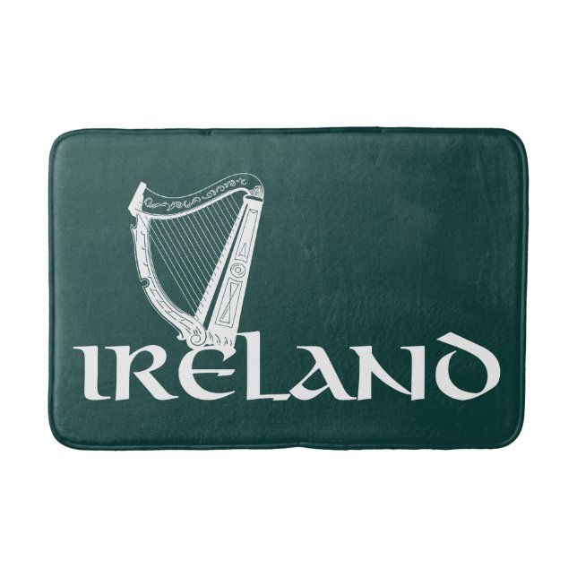 Tapis De Bain Irlande Harp Design, Irish Harp (Devant)