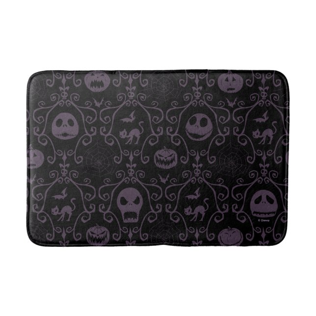 Tapis De Bain Jack Skellington Halloween Filigree Pattern (Devant)