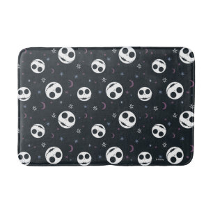 Tapis De Bain Jack Skellington Head & Stars Motif