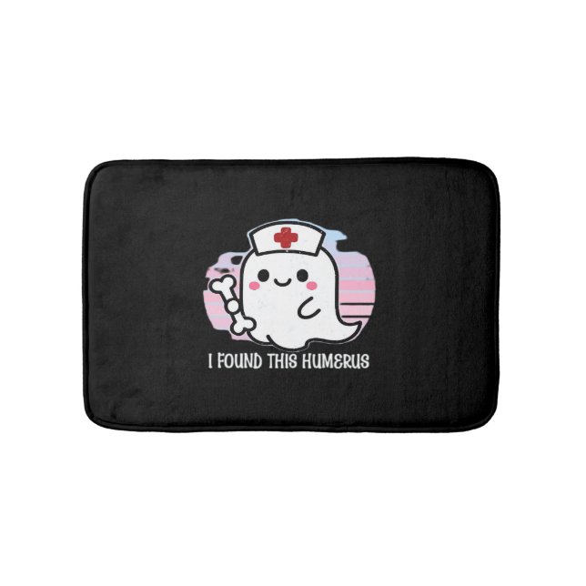 Tapis De Bain J'Ai Trouvé Cet Humerus Drôle Infirmière Halloween (Devant)