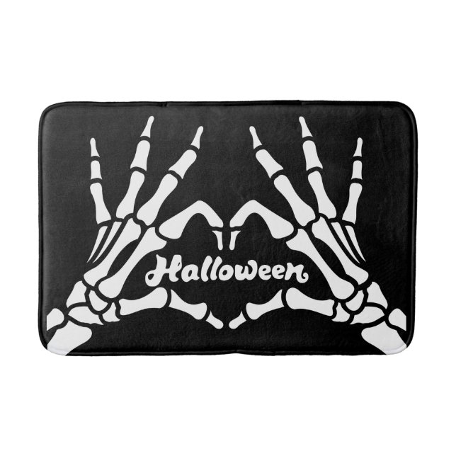 Tapis De Bain J'aime Halloween (Devant)
