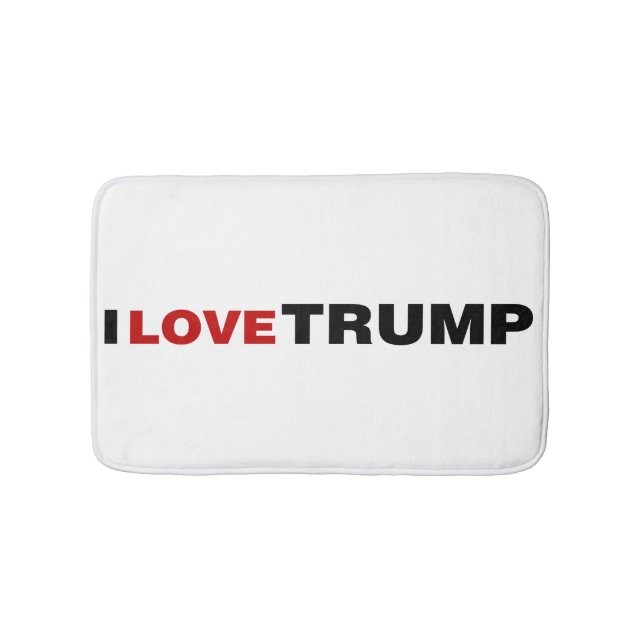 Tapis De Bain J'aime Trump (Devant)