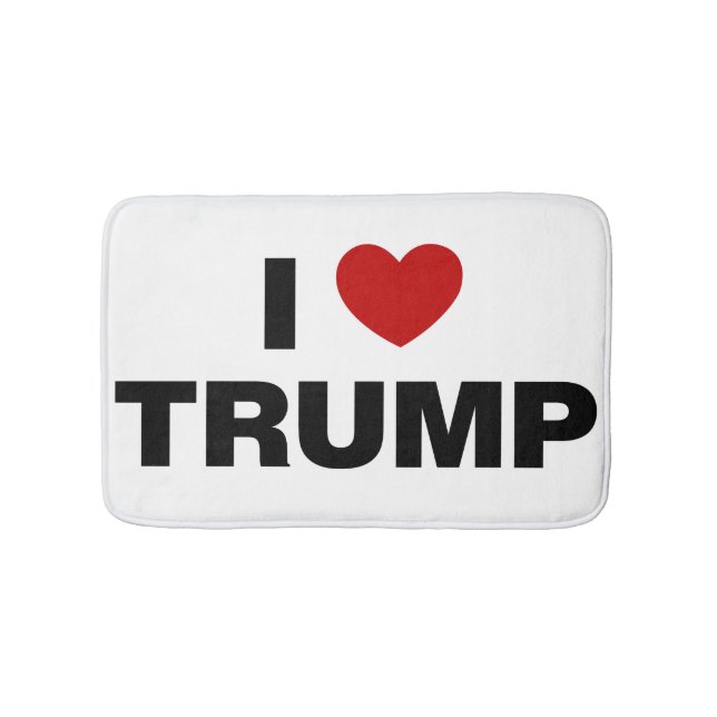 Tapis De Bain J'aime Trump (Devant)