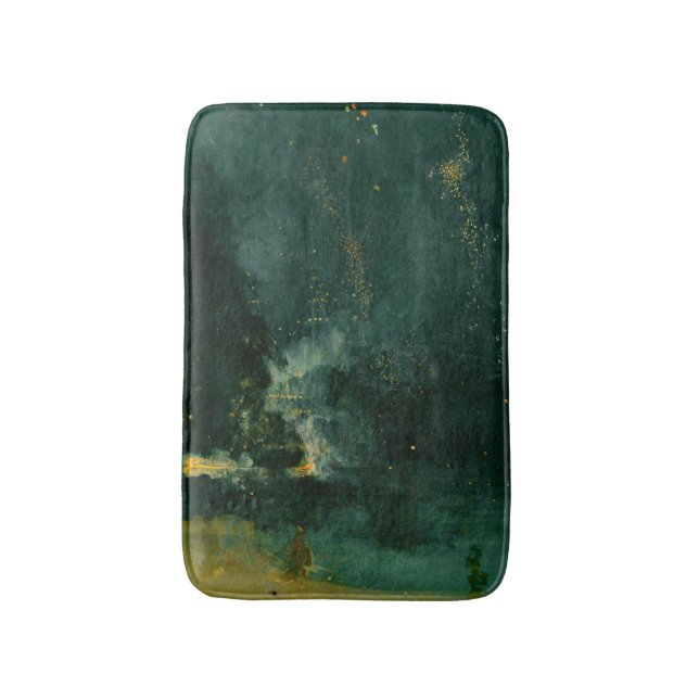Tapis De Bain James Whistler - Nocturne en noir et or (Devant (Vertical))