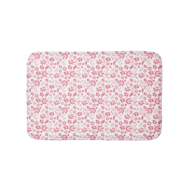 Tapis De Bain Jardin de printemps rose pâle (Devant)