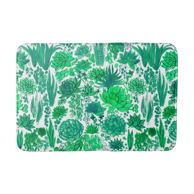 Tapis De Bain Jardin succulent (Devant)