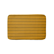 Jaune rayé de noir Chic lignes verticales modernes