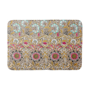 Tapis De Bain Jaune rose vintage Corncockle de William Morris