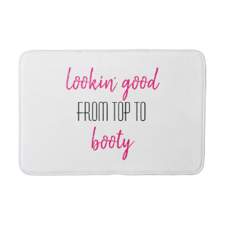 Tapis De Bain Je cherche le bien du haut vers Booty Pink Funny G