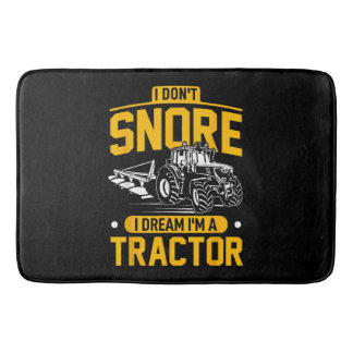 Tapis De Bain Je ne ronfle pas Je rêve Je suis un tracteur - Far