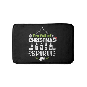 Tapis De Bain Je suis plein d'esprit de Noël - Boire de Noël