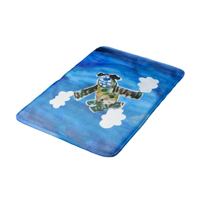 Tapis De Bain Jet d'armée (Angle)