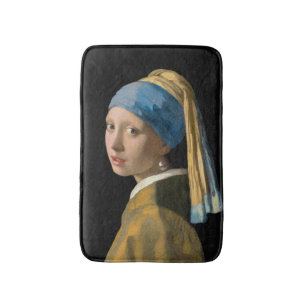 Tapis De Bain Johannes Vermeer - Fille avec une oreille perle