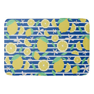 Tapis De Bain Joli Citrons Fruit D'Agrumes Frais Gratuits