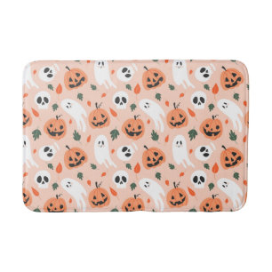 Tapis De Bain Joli Jack-O-Lanterne et Motif fantôme