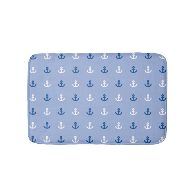 Tapis De Bain Joli petit Motif de Ancre (Devant)
