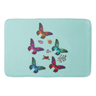 Tapis De Bain Joli Petit Papillons