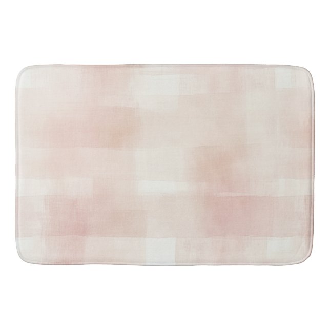Tapis De Bain Joli Plat Crème Rose Peach (Devant)