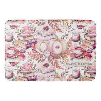 Tapis De Bain Joli Shabby Chick Motif d'automne