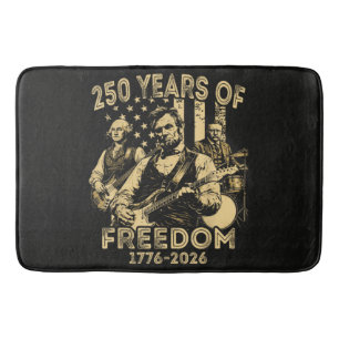 Tapis De Bain Joue de la guitare 4 juillet 250e anniversaire