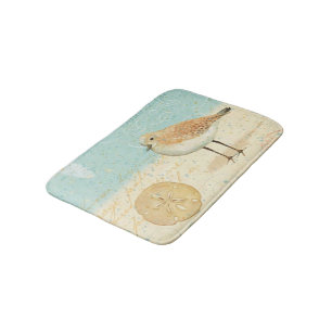 Tapis De Bain Joueur de pipeau français vintage de sable
