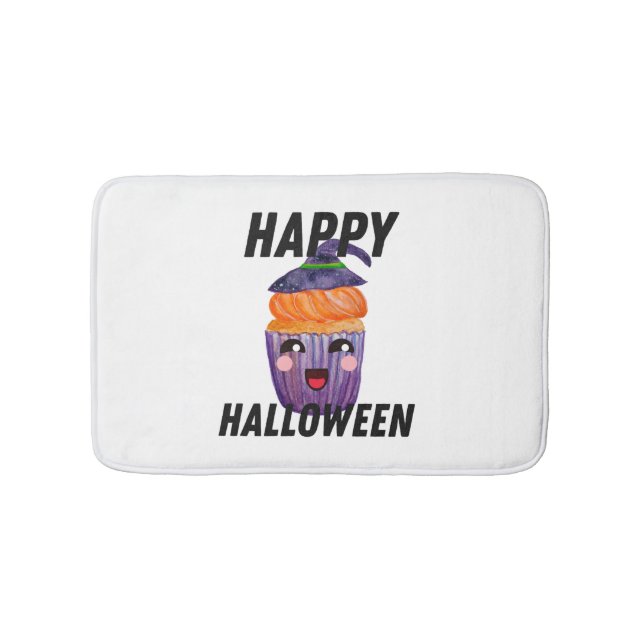 Tapis De Bain Joyeux costume d'Halloween Cupcake Halloween (Devant)