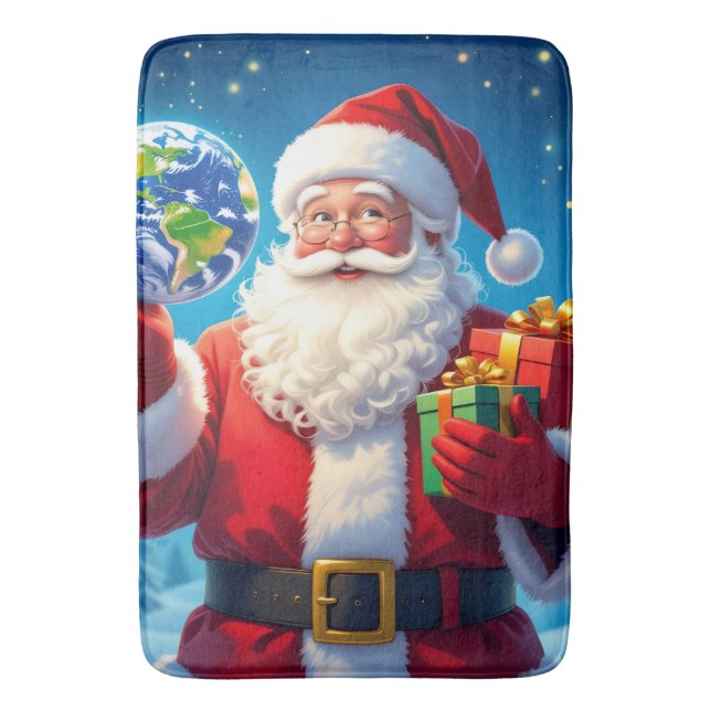 Tapis De Bain «Joyeux Noël»1 (devant Vertical)