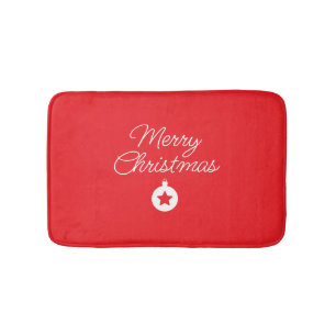 Tapis De Bain Joyeux Noël classique unique minimaliste simple