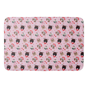 Tapis De Bain Joyeux Valentines Day American Pit Bull Terriers