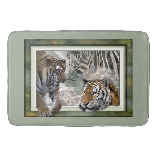 Tapis De Bain Jungle primitive (Devant)