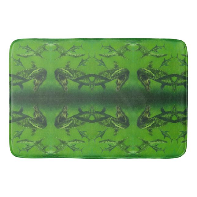 Tapis De Bain Jurassique Pliosaure Bath Mat (Devant)