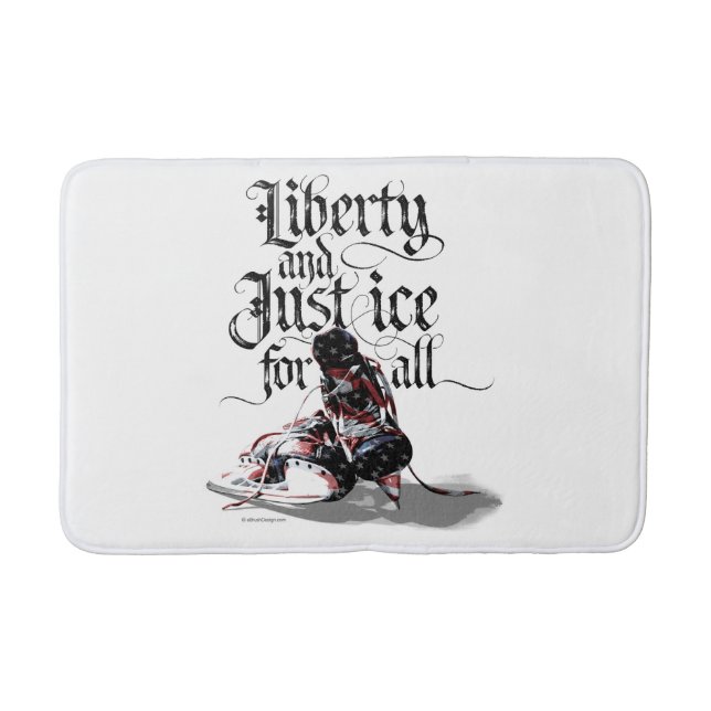 Tapis De Bain Juste De La Glace Pour Tous (Hockey) (Devant)