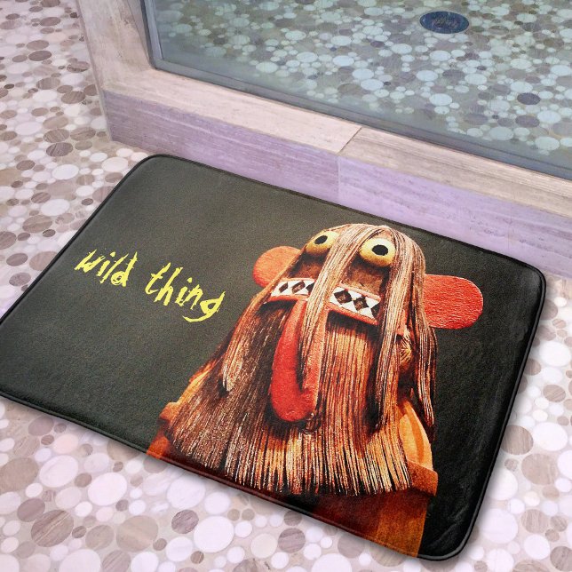 Tapis De Bain Kachina Doll Photographie Amusant Wild Thème Typog (Créateur téléchargé)