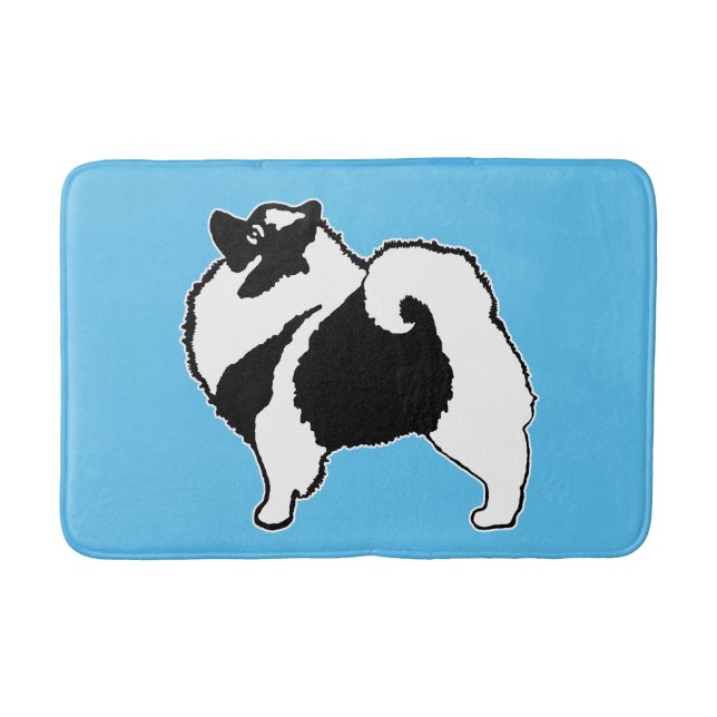 Tapis De Bain Keeshond Graphics - Cute Original Chig Art (Devant)