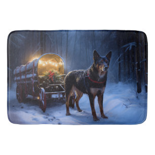 Tapis De Bain Kelpie Australien Traîneau de Neige Décoration de 