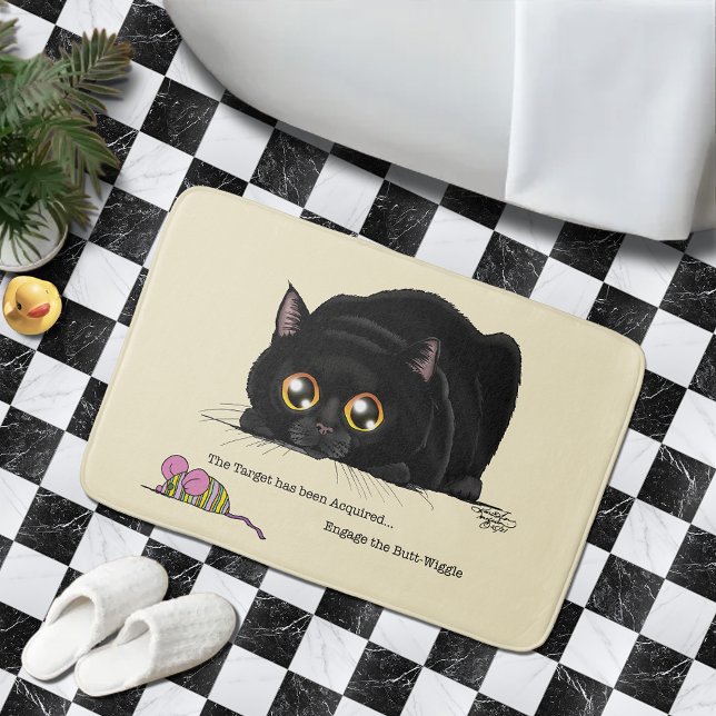 Tapis De Bain Kitty Butt-Wiggle (Créateur téléchargé)