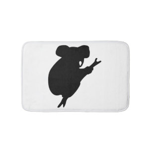 Tapis De Bain Koala Silhouette