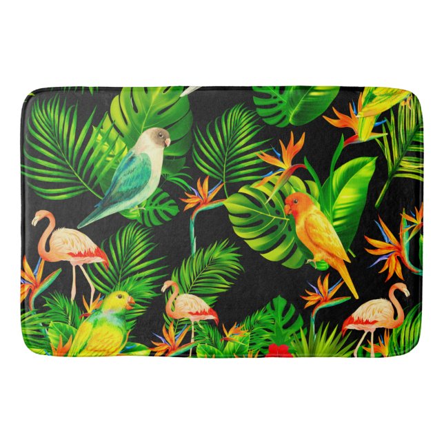 Tapis De Bain La forêt tropicale feuille (Devant)