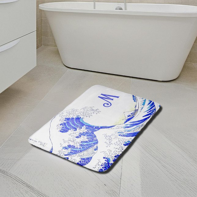 Tapis De Bain La Grande Vague - L'art japonais (Créateur téléchargé)