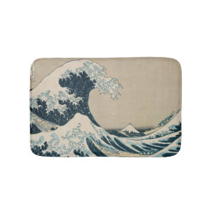 Tapis De Bain La grande vague outre de Kanagawa